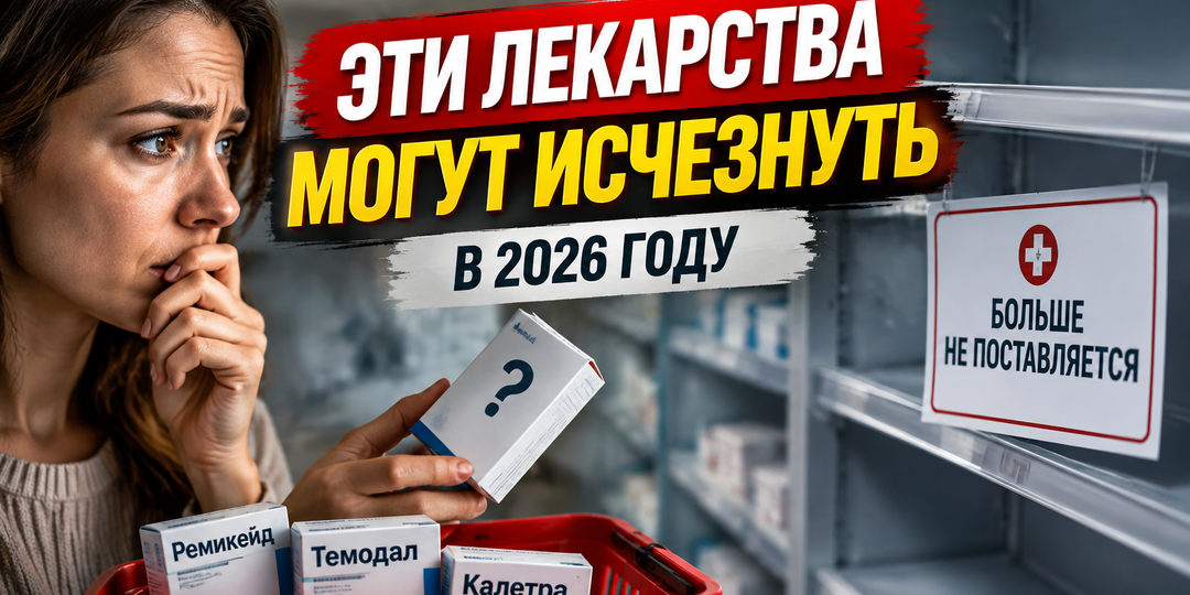 Какие лекарства могут исчезнуть из аптек в 2026 году: список препаратов, причины отмены и что делать пациентам