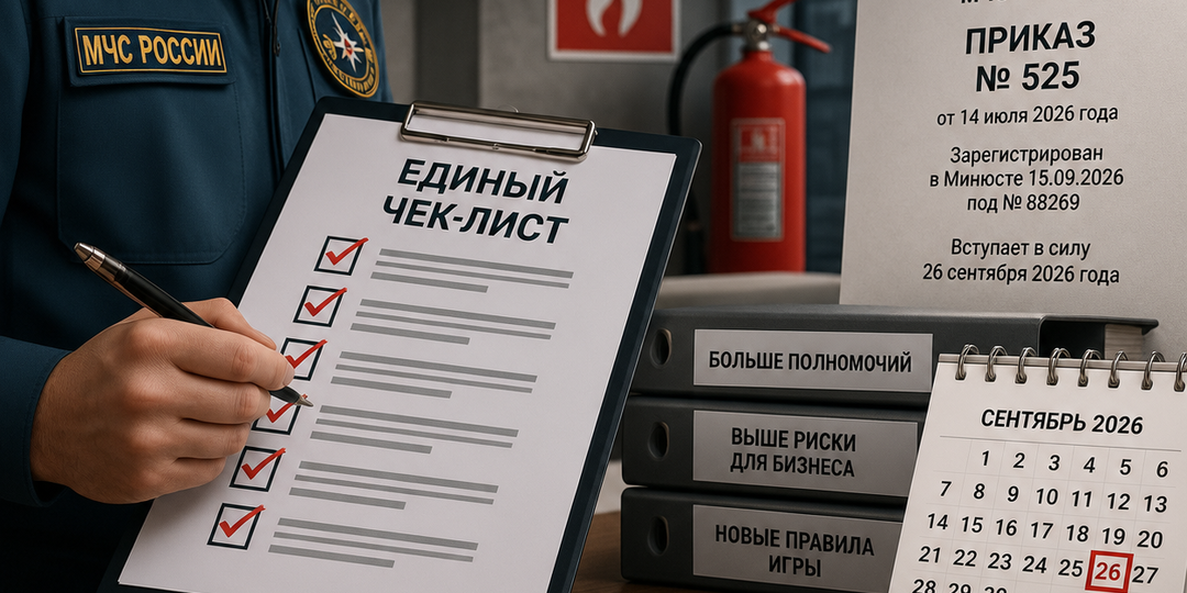 Единый чек-лист и отмена «лимита» проверок: разбираем новый приказ МЧС № 525 о пожарном надзоре