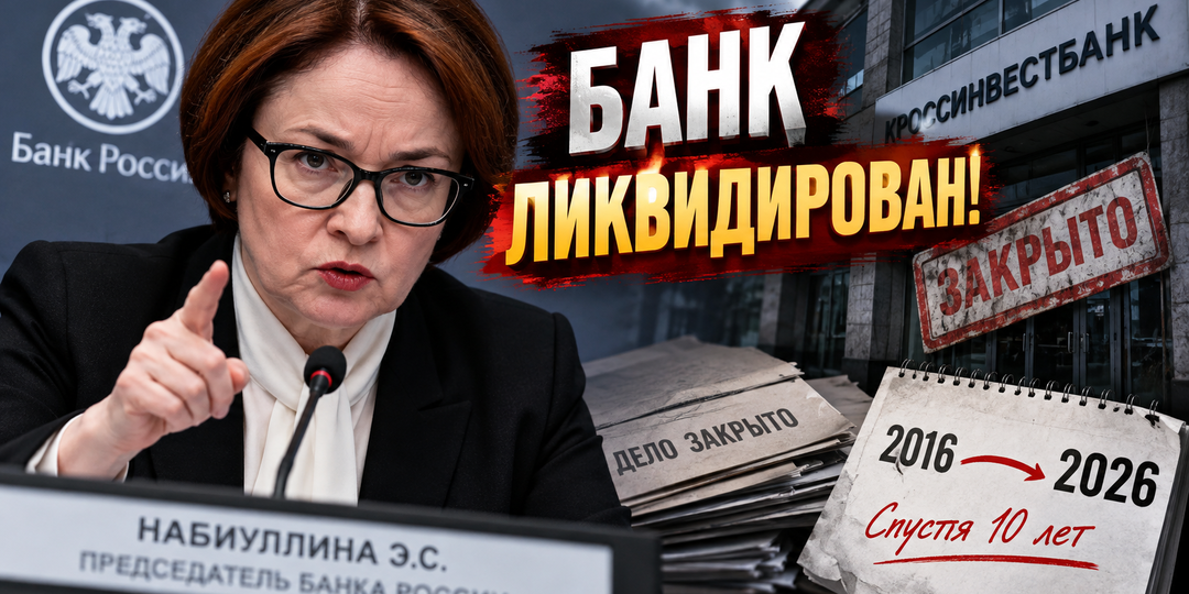 ЦБ окончательно ликвидировал ещё один банк