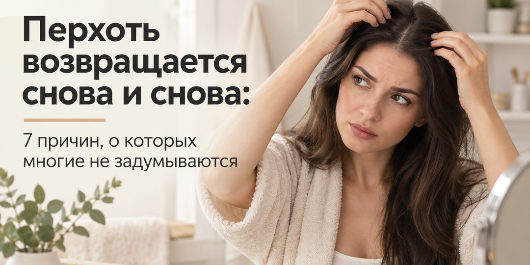 Перхоть возвращается снова и снова: 7 причин, о которых многие не задумываются
