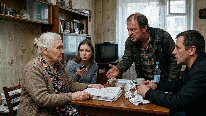 Свекор пришел требовать свою долю с продажи бабушкиной квартиры: «Мы же сына вырастили, нам причитается»