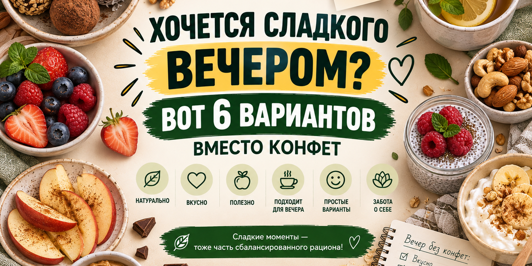 Чем заменить конфеты: 6 вариантов, если хочется сладкого
