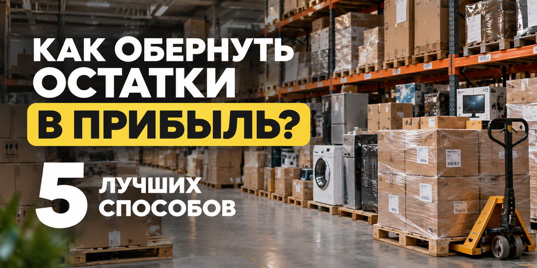 Где продать имущественные остатки: 5 способов освободить склад и вернуть деньги в оборот