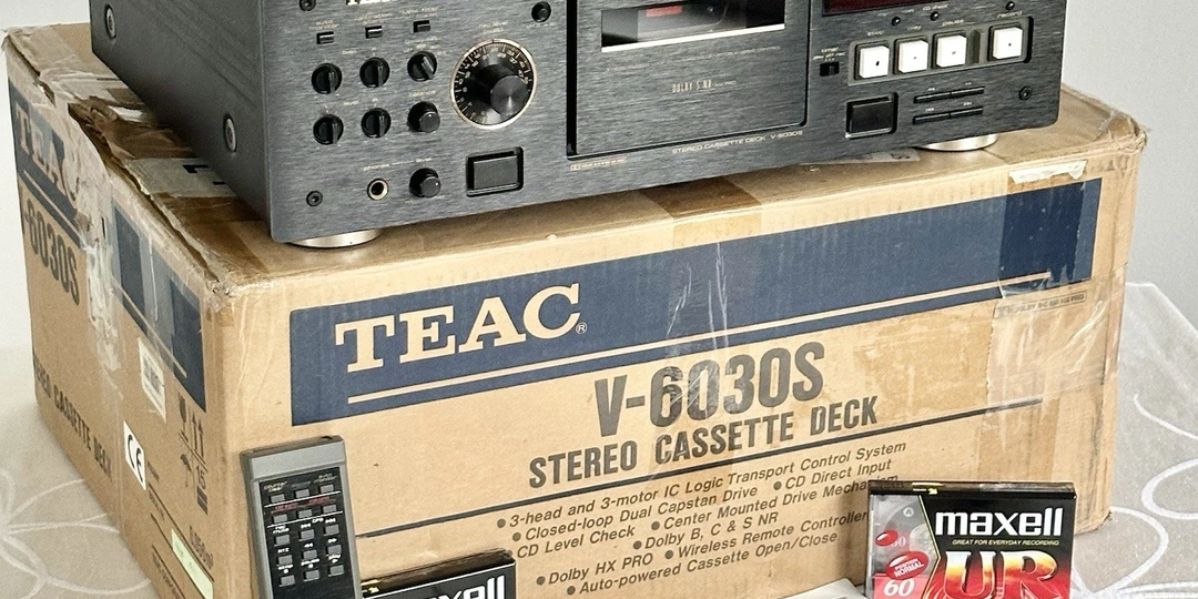 Посмотрим на одну из лучших кассетных дек середины 90-х — TEAC V-6030S