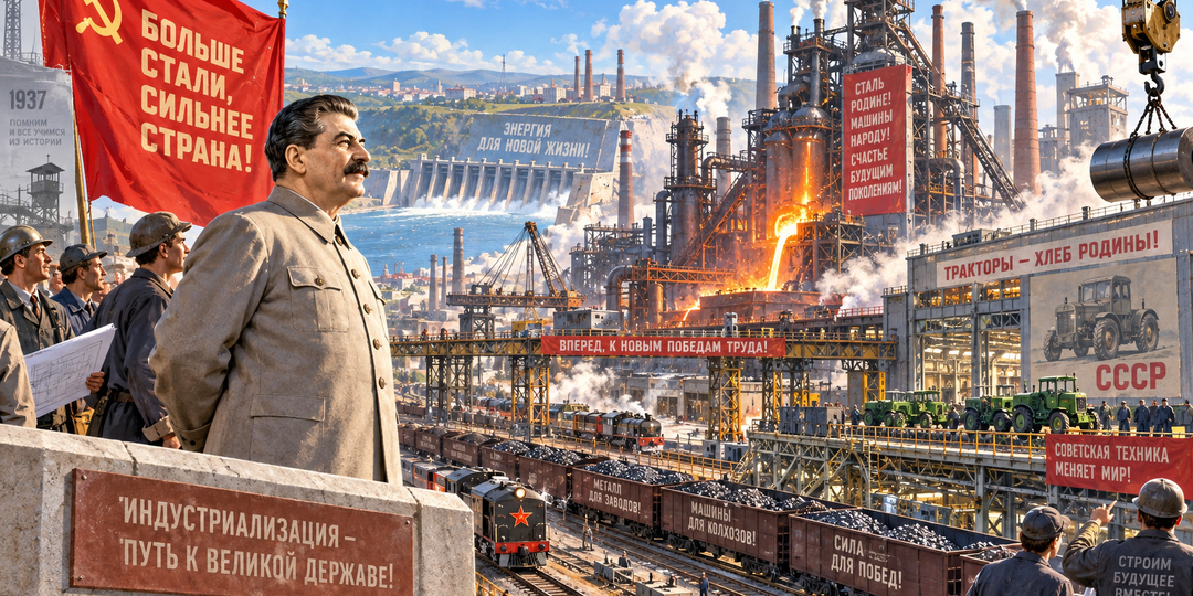 Сталинское "экономическое чудо"! Как большевики за десять лет построили промышленную державу. Часть 1