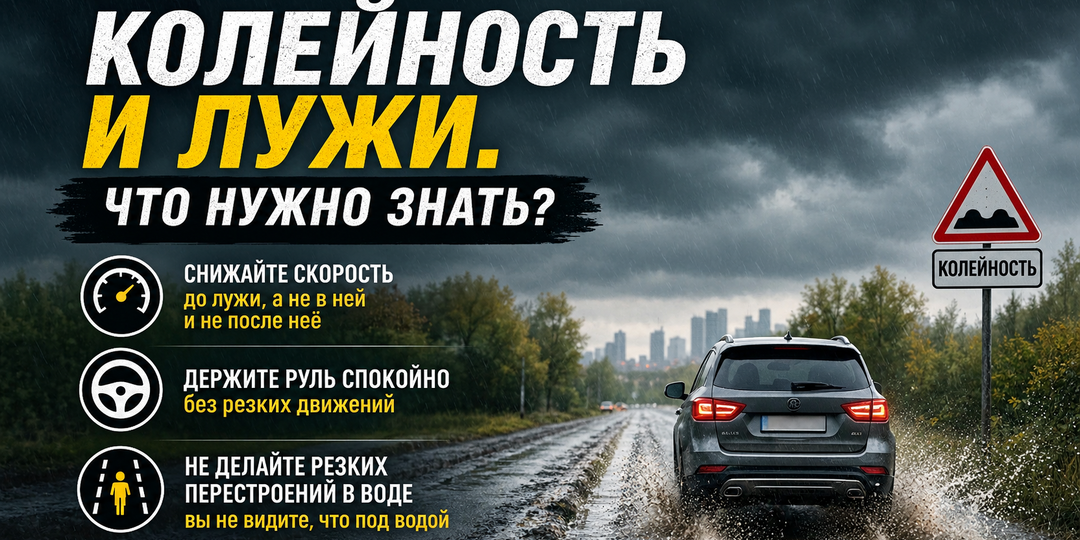 КОЛЕЙНОСТЬ И ЛУЖИ. ЧТО НУЖНО ЗНАТЬ?