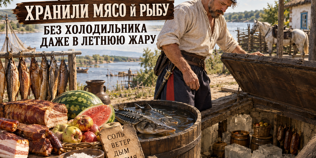 Как донские казаки хранили мясо и рыбу без холодильника даже в летнюю жару