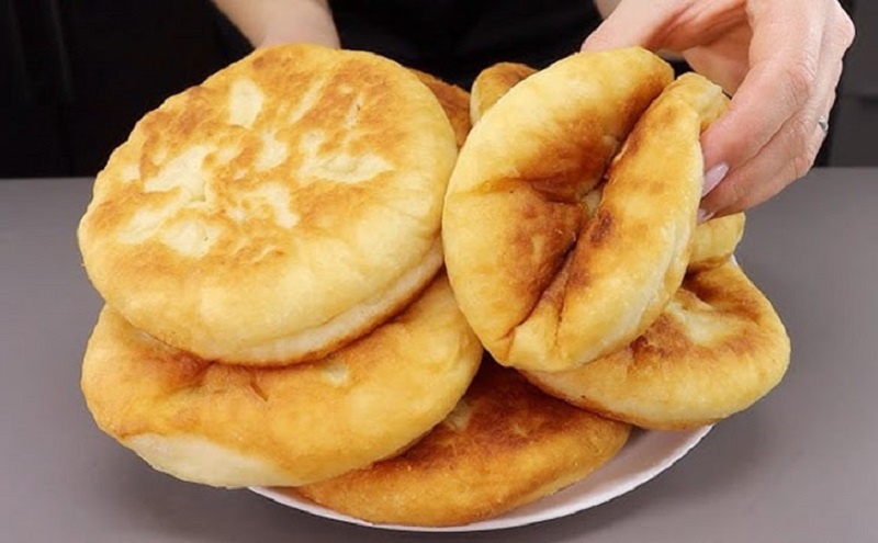 Постные армянские лепёшки с картофелем на сковороде – поднимаются, как пух