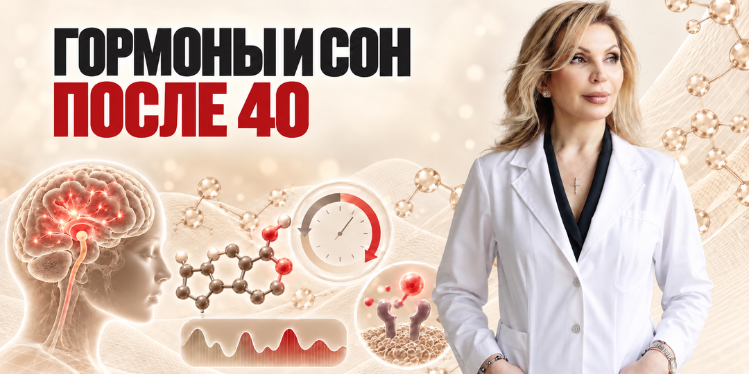Гормоны и сон после 40: что на самом деле будит вас по ночам