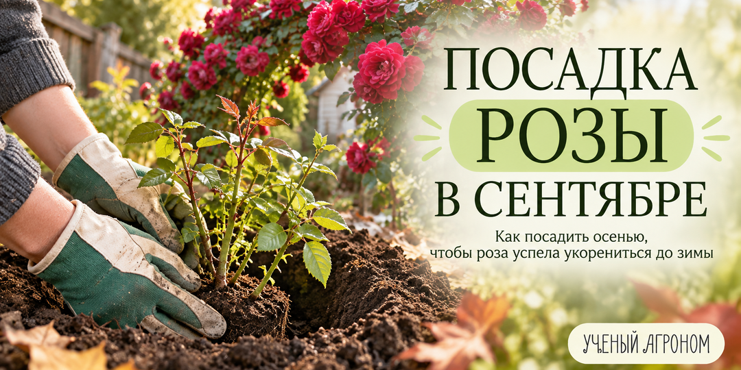 Посадка розы в сентябре: как посадить осенью, чтобы она успела укорениться до зимы