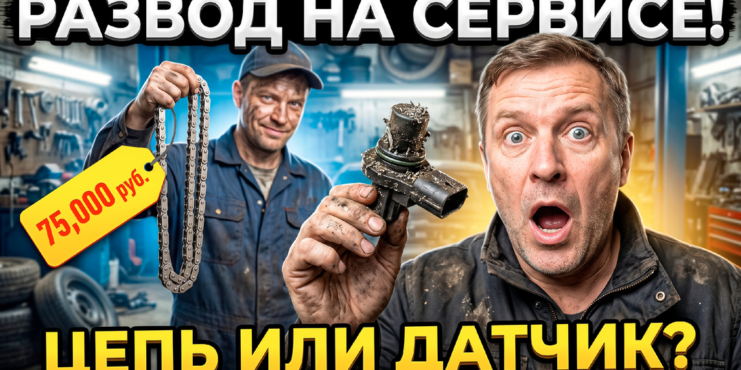Развод на СТО: как грязный датчик распредвала VAG выдают за растянутую цепь