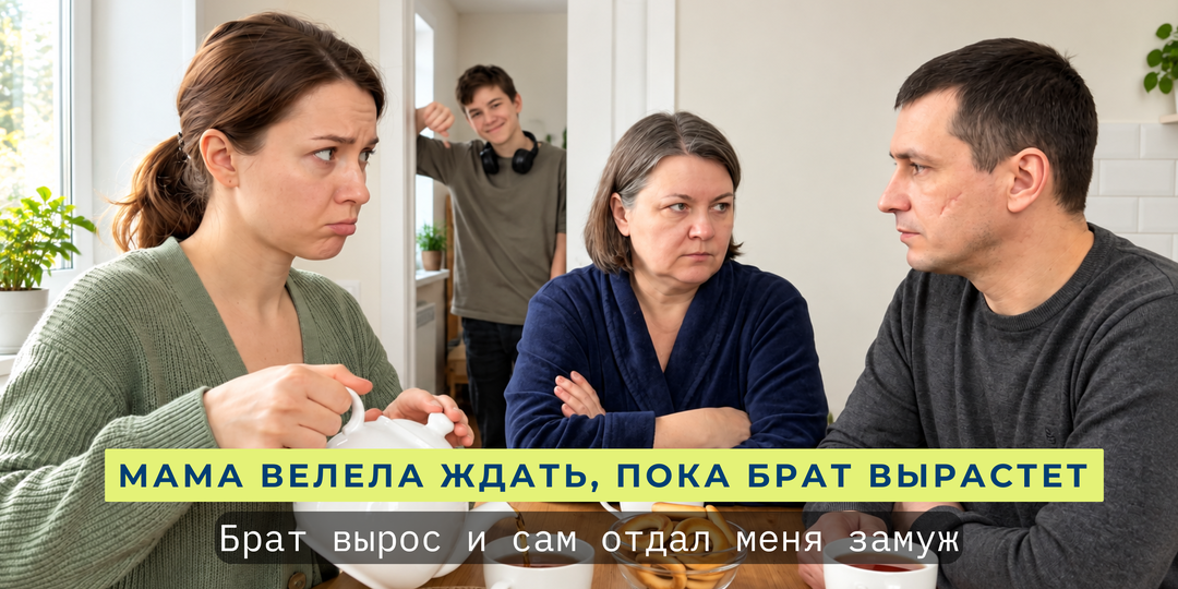Мама велела ждать, пока брат вырастет