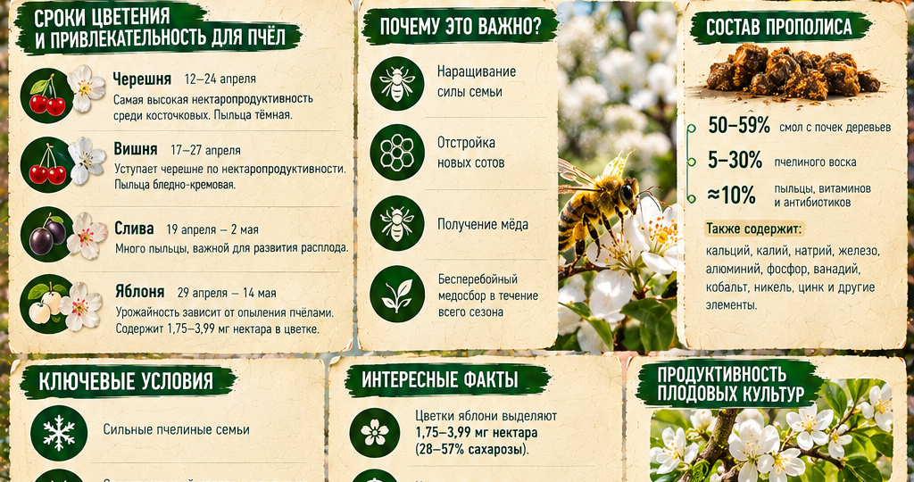 Секреты опыления сада: почему яблоня — ключевая культура для пчёл