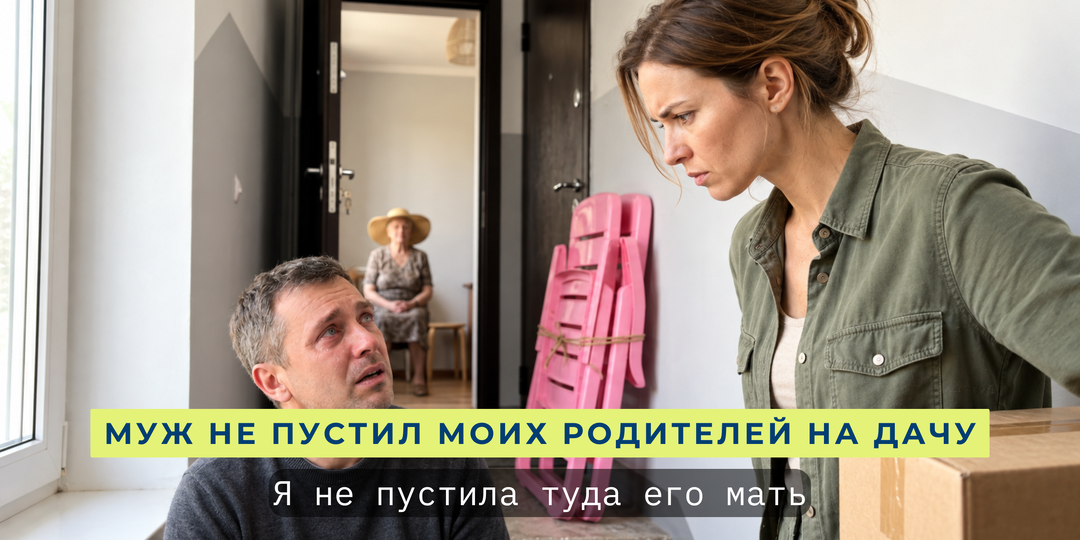 Муж не пустил моих родителей на дачу