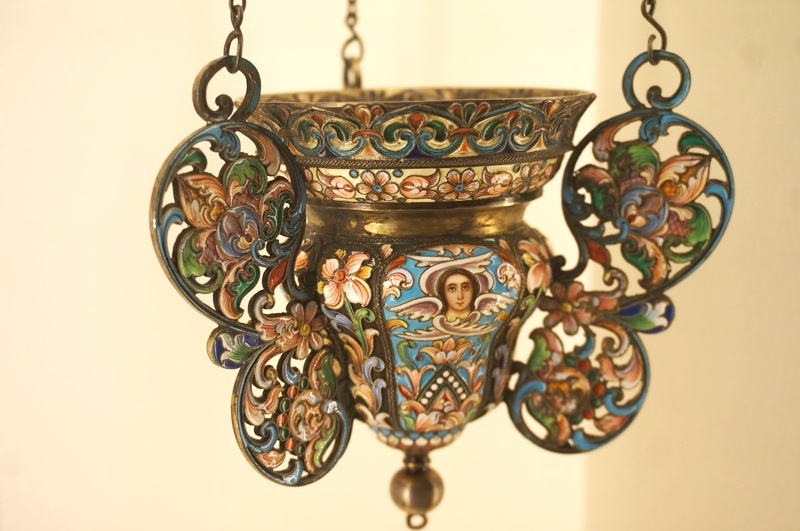 ПОДЛАМПАДНИК, Неизвестная мастерская, Россия, 1899-1908 годы