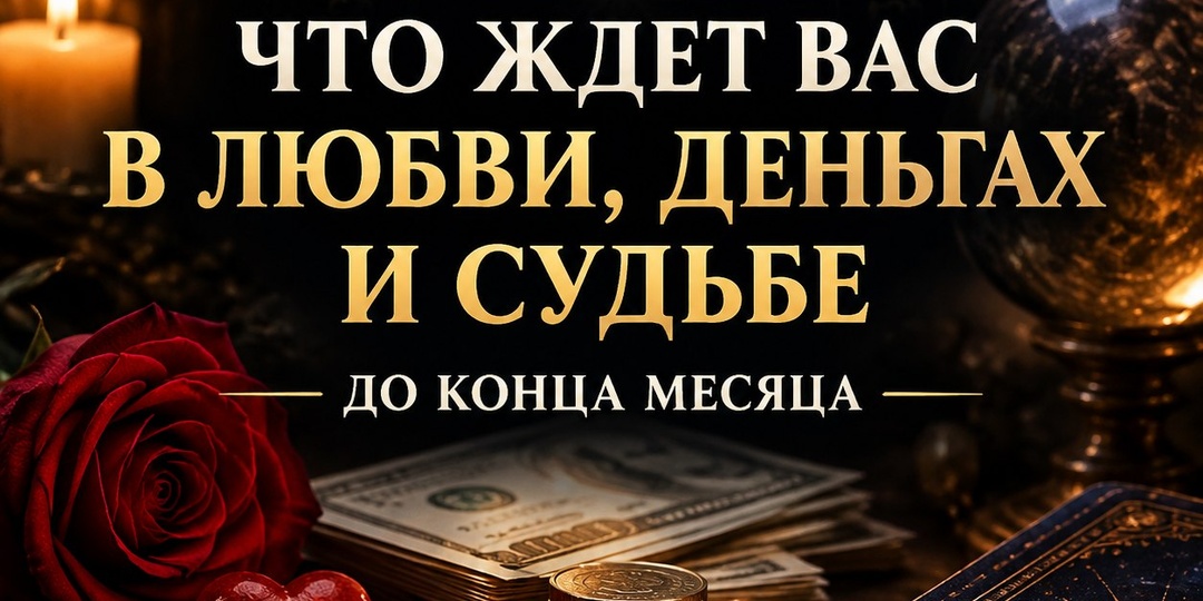 Что ждет вас в любви, деньгах и судьбе до конца месяца.