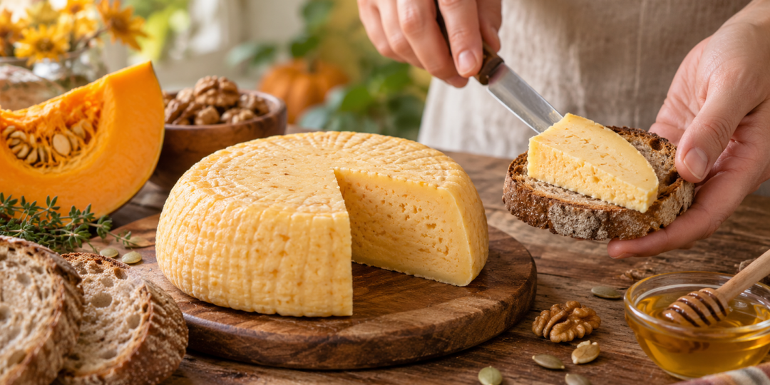 Кладу 200 г тыквы в молоко — через 2 часа домашний сыр вкуснее магазинного: нежный, сливочный, без закваски