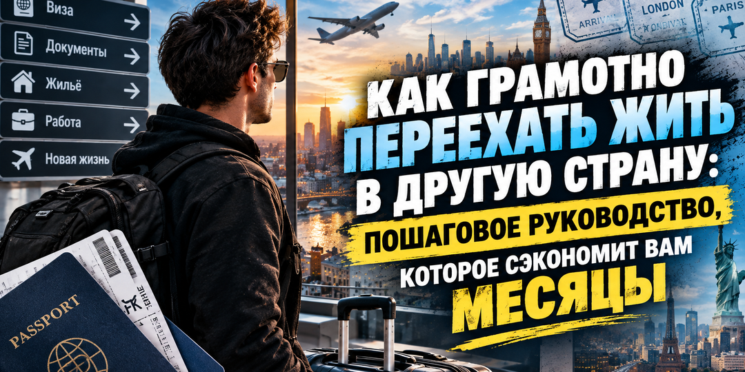 Как грамотно переехать жить в другую страну: пошаговое руководство, которое сэкономит вам месяцы