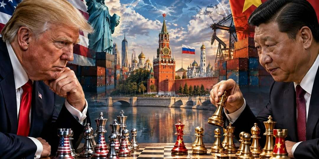 США объявили «адские санкции» России. Китай в ответ сразил Трампа козырем. Пока ничья?