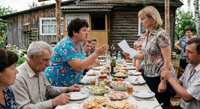 Твоя дочь нам чужая, любить мы ее не обязаны, а вот ты свекру кланяться должна — заявила золовка Наталье