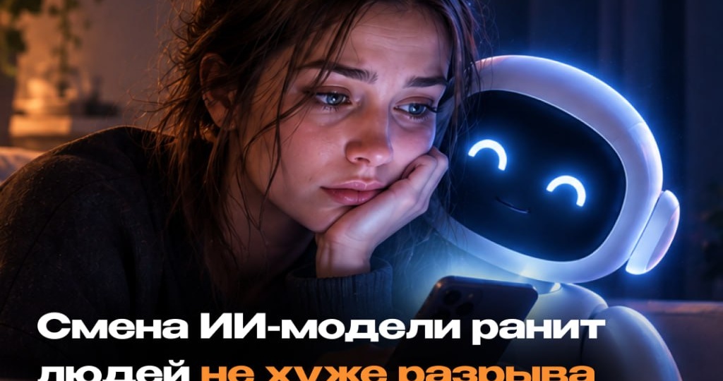 💔 Смена ИИ-модели ранит людей не хуже разрыва отношений