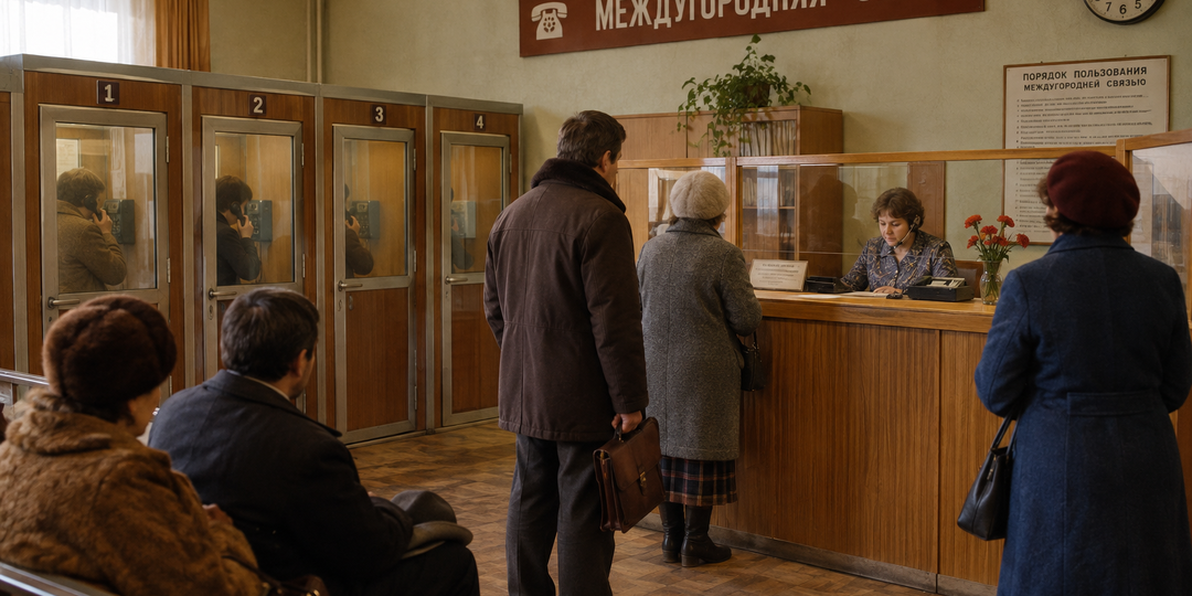 Как в СССР звонили в другой город, когда не было мобильников