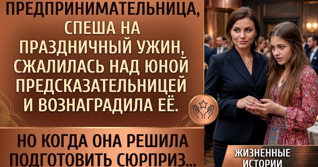 Она пригласила уличную гадалку на корпоратив. Девочка пожала руку жениху — и тут же отдёрнула
