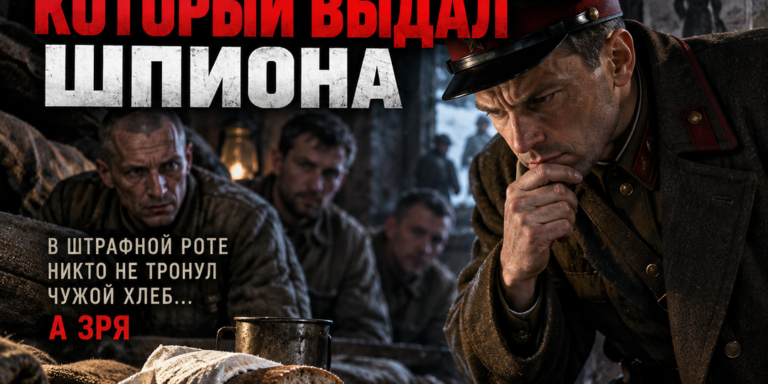 Он называл себя бывшим зэком и служил плотником в штрафной роте, но одна странность с хлебом помогла СМЕРШ раскрыть его настоящую личность