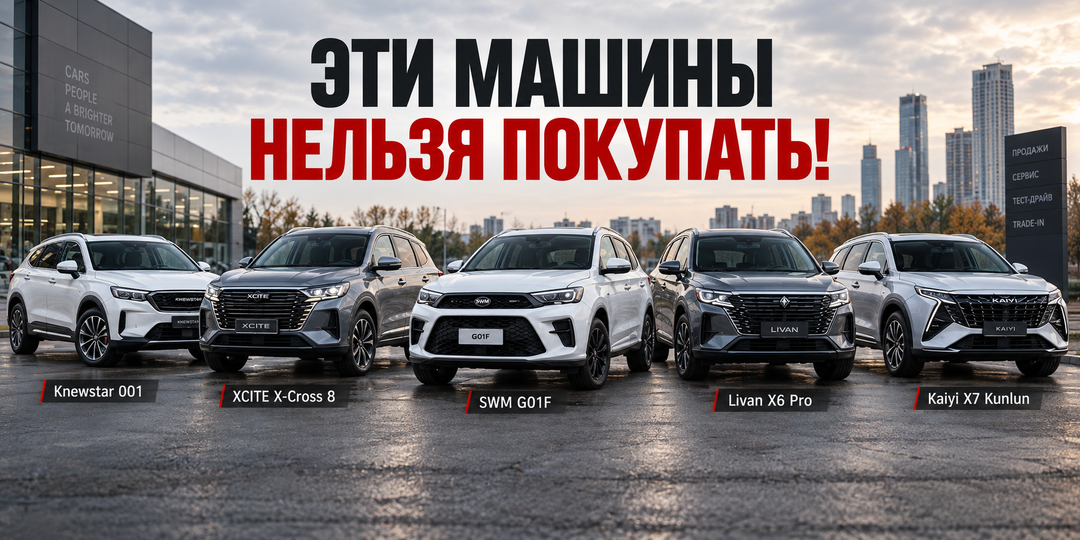 Продажи этих 5 авто в России рухнули в 400 раз