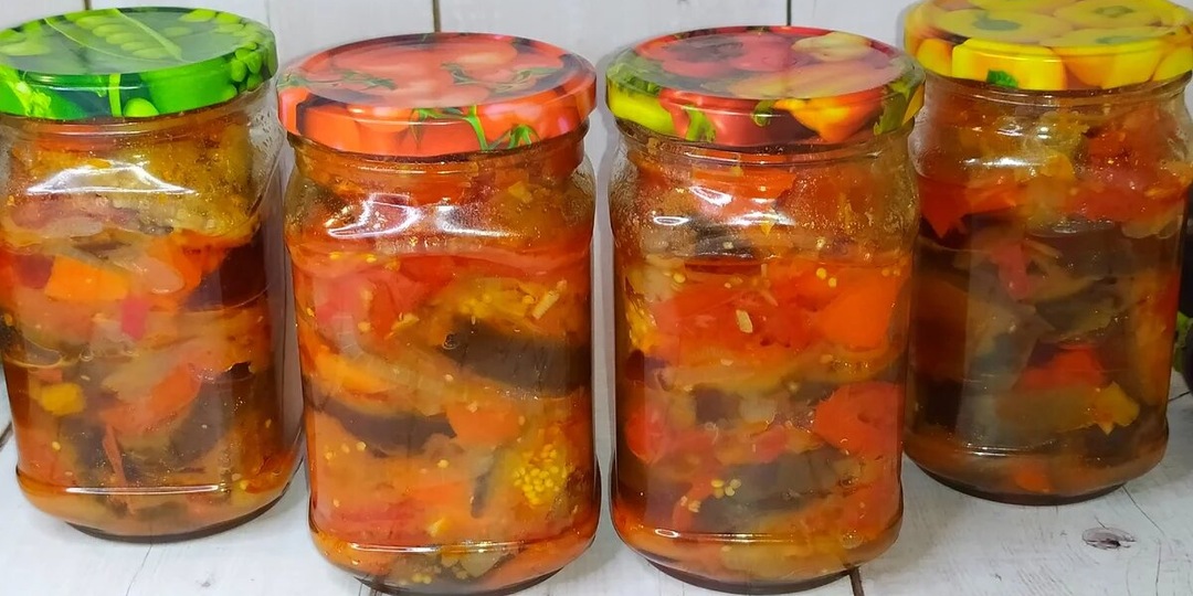 Салат из БАКЛАЖАНОВ на зиму! Готовлю каждый год!
