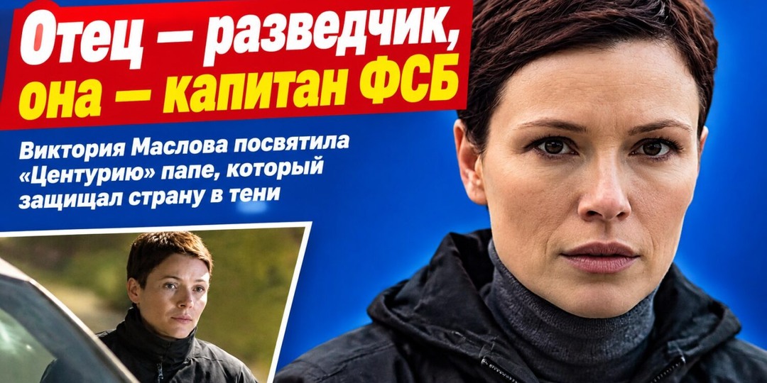 Отец Виктории Масловой служил в спецслужбах — а в «Центурии» она играет капитана ФСБ