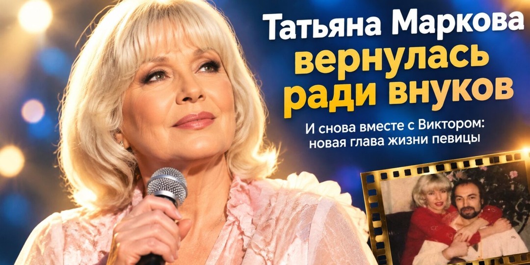 Татьяна Маркова вернулась на сцену ради внуков и снова объединилась с Виктором