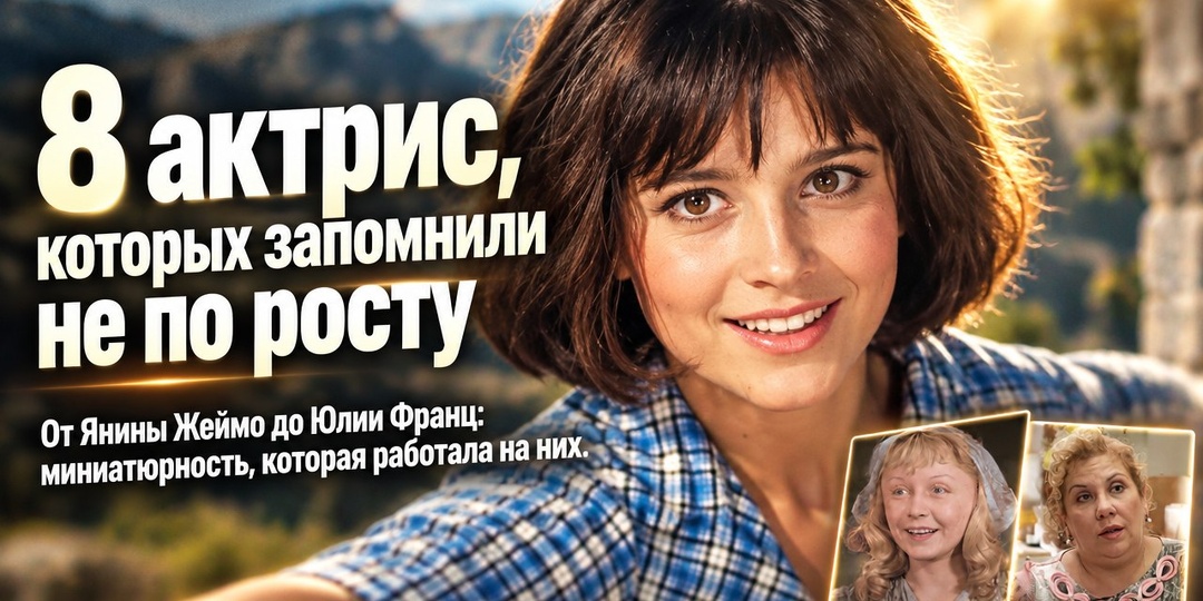 Рост от 150 до 158 см: 8 советских и российских актрис, которых запомнили не по сантиметрам