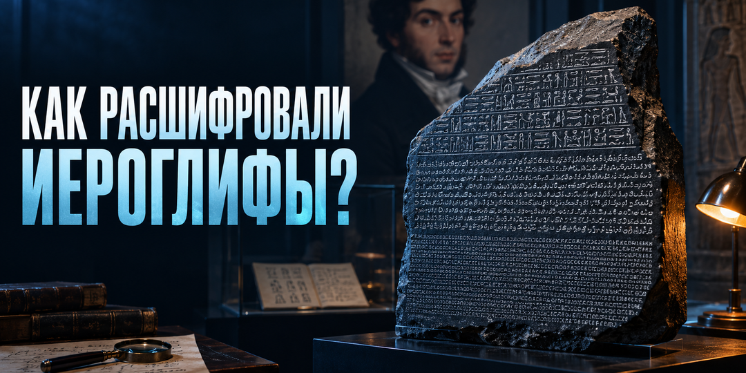 Как расшифровали египетские иероглифы: Розеттский камень и Шампольон?