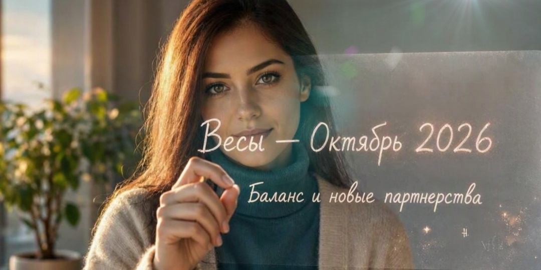 Весы ♎️ Октябрь 2026. Ваш личный Новый Год, перезагрузка денег и прорыв в любви.
