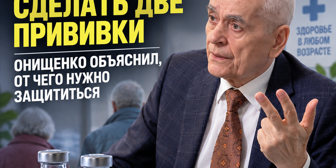 ПЕНСИОНЕРАМ РЕКОМЕНДОВАЛИ СДЕЛАТЬ ДВЕ ПРИВИВКИ: ОНИЩЕНКО ОБЪЯСНИЛ, ОТ ЧЕГО НУЖНО ЗАЩИТИТЬСЯ