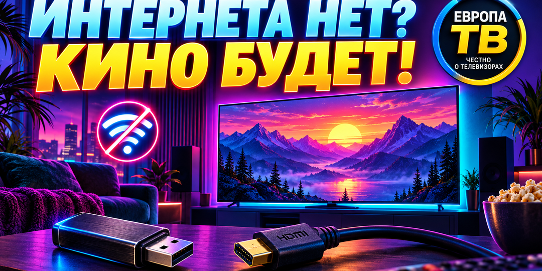 Интернет пропал, а вечер у телевизора уже запланирован: что можно посмотреть без сети и подписки