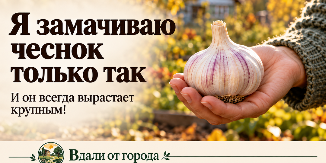 В чем замочить чеснок перед посадкой, чтобы он вырос крупным и здоровым