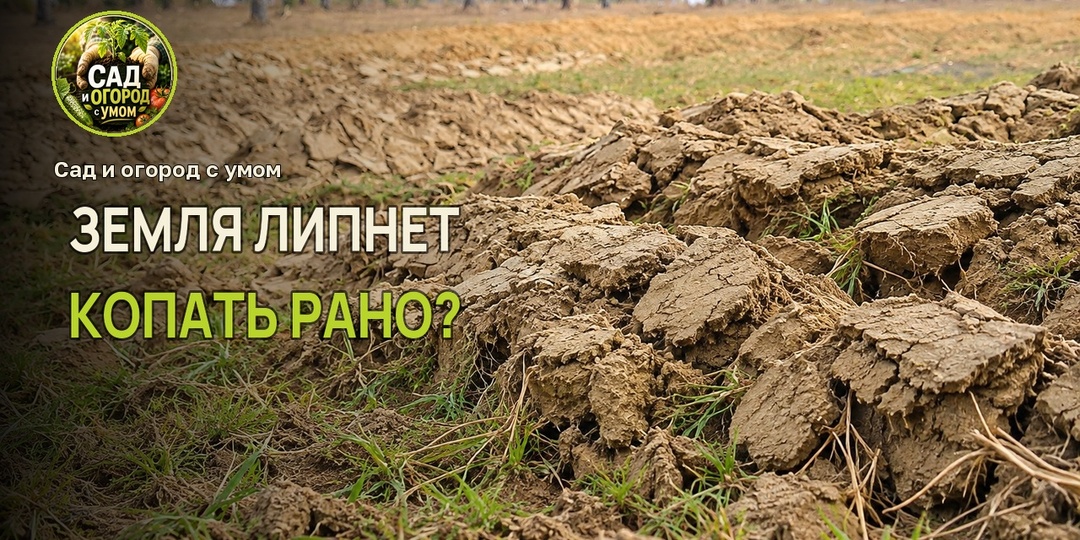 Лопата вся в липкой земле. Стоит ли сегодня перекапывать грядку?