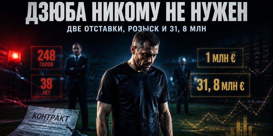 «Дзюба никому не нужен, кроме Алаева». Бубнов — жёстко о рекордсмене. А в РПЛ — две отставки, розыск и 31,8 млн