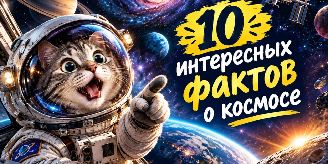 10 интересных фактов о космосе, от которых захватывает дух