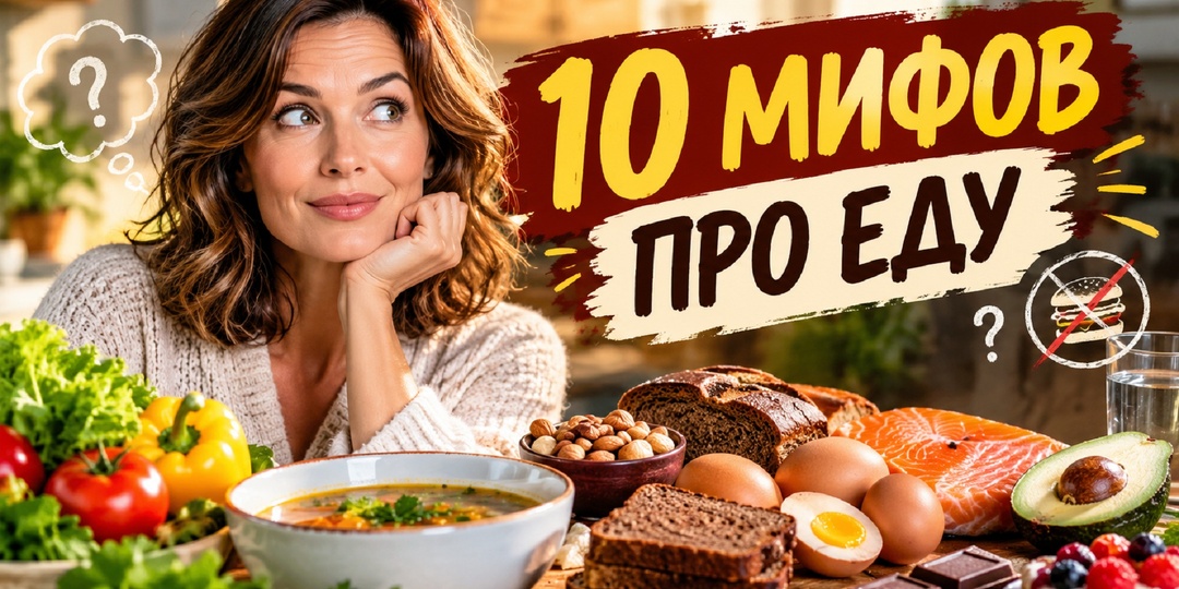 10 мифов о еде, в которые мы верим с детства. А зря!