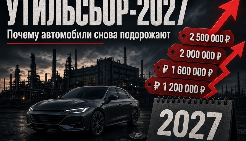 Утильсбор 2027: почему новый год начнется с ценника на полмиллиона дороже и как это изменит жизнь автовладельцев.