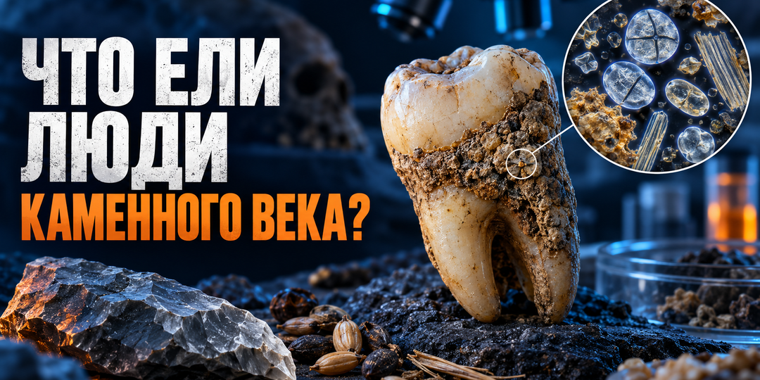 Что ели люди каменного века: анализ зубного камня?
