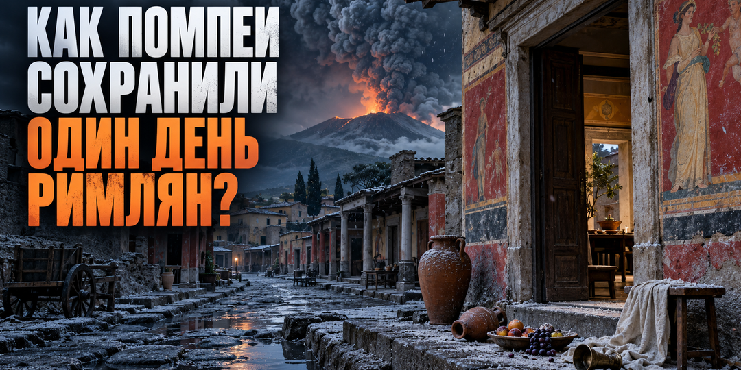 Как Помпеи сохранили один день из жизни римлян?