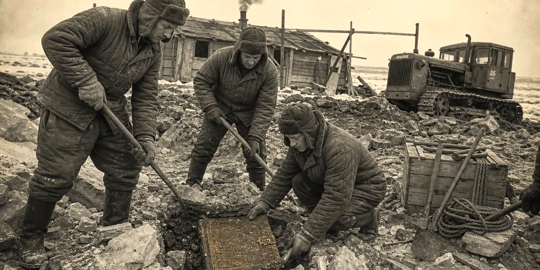Находка при строительстве БАМа: золотая книга возрастом 7000 лет, написанная на неизвестном языке