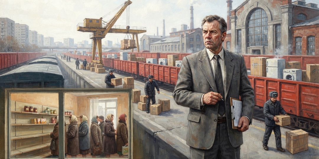 Почему советские магазины опустели в 1989 году, хотя заводы работали