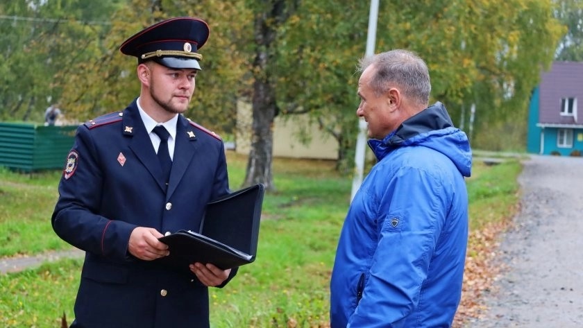 Лучший костромской участковый спас мужчину от домашнего насилия