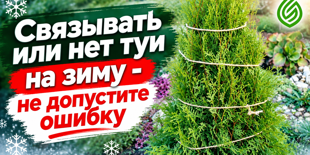 Связывать или нет туи на зиму - не допустите ошибку