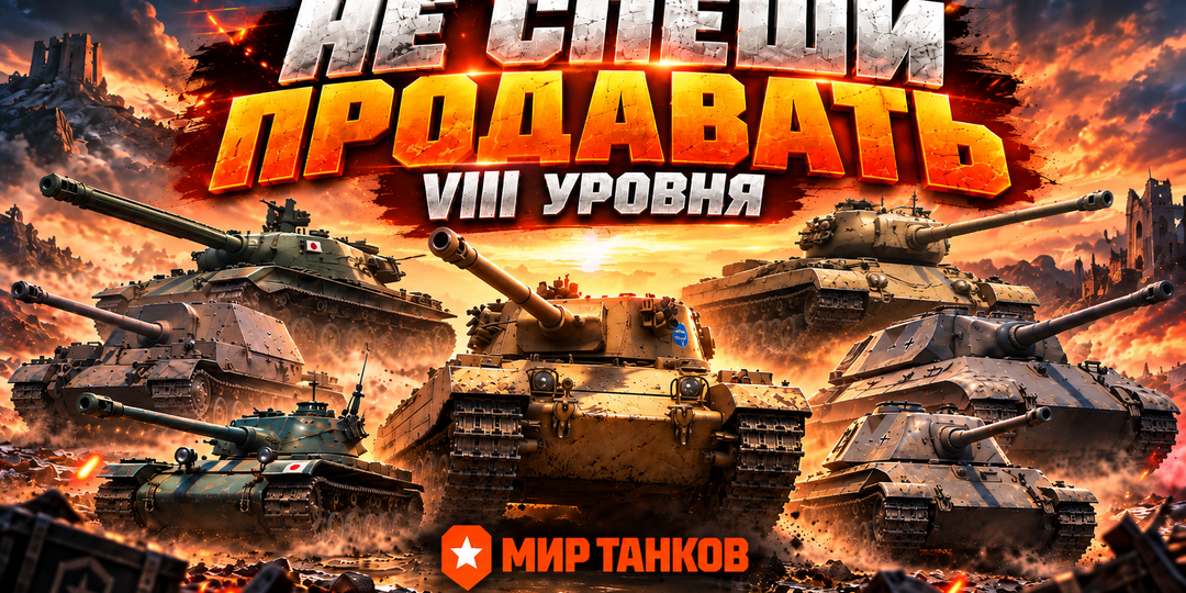 Какие танки VIII уровня не стоит продавать в "Мире танков": 7 машин, которые я бы оставил
